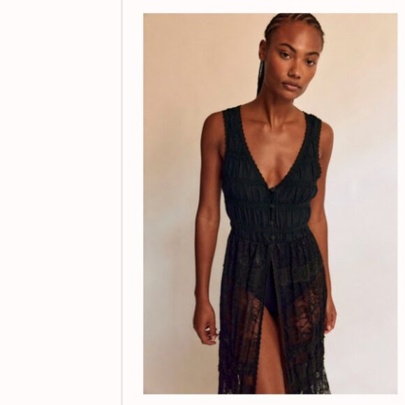 Free People NWT Sweat Saloon Sleeveless Maxi Bodysuit - small - Picture 1 of 9